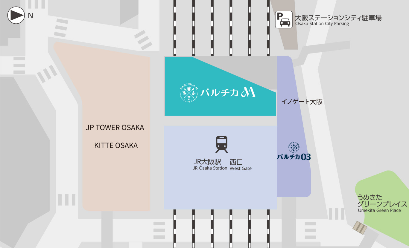 バルチカM 周辺地図